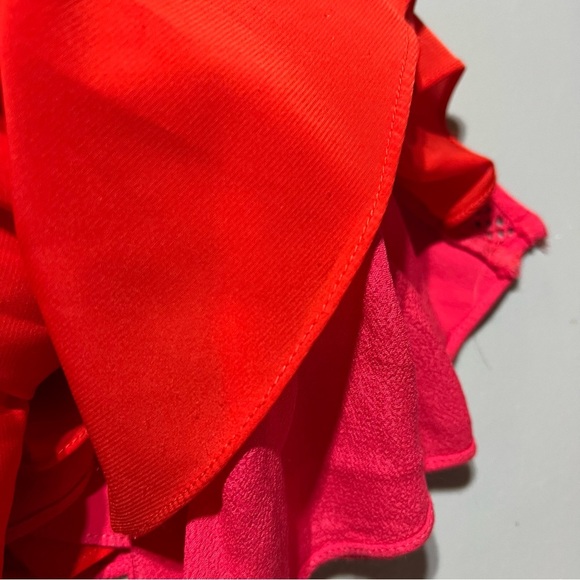 Lovers + Friends Red Off-The-Shoulder Maxi Dress Size XL Slit Elegant Glamorous - Picture 7 of 14